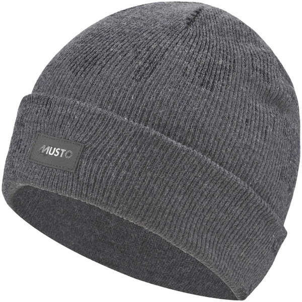 2025 Musto Shaker Cuff Beanie Hat 86015 - Dark Grey Marl